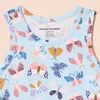 image:imageAmazon Essentials Girls and Toddlers Fit and Flare Knit Sleeveless Tank Dress Pack of 22pack BlueButterflies