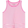 image:imageAmazon Essentials Girls and Toddlers Fit and Flare Knit Sleeveless Tank Dress Pack of 2Pink StripeWhite Floral