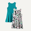 image:imageAmazon Essentials Girls and Toddlers Fit and Flare Knit Sleeveless Tank Dress Pack of 2Stitch