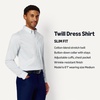 image:imageAmazon Essentials Mens Slim Fit Stretch Wrinkle Free Button Down Collar Dress ShirtLight Blue