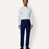 image:imageAmazon Essentials Mens Slim Fit Stretch Wrinkle Free Button Down Collar Dress ShirtLight Blue