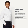 image:imageAmazon Essentials Mens Slim Fit Stretch Wrinkle Free Button Down Collar Dress ShirtWhite