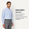 image:imageAmazon Essentials Mens SlimFit LongSleeve Dress Shirt ButtonDown Oxford with PocketBlue