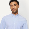 image:imageAmazon Essentials Mens SlimFit LongSleeve Dress Shirt ButtonDown Oxford with PocketBlue