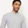 image:imageAmazon Essentials Mens SlimFit LongSleeve Dress Shirt ButtonDown Oxford with PocketGrey