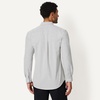 image:imageAmazon Essentials Mens SlimFit LongSleeve Dress Shirt ButtonDown Oxford with PocketGrey