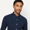 image:imageAmazon Essentials Mens SlimFit LongSleeve Dress Shirt ButtonDown Oxford with PocketNavy