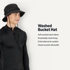 image:imageAmazon Essentials Mens Washed Nylon Outdoor Wide Brim Sun Bucket HatBlack