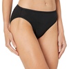 image:imageAmazon Essentials Womens Cotton High Leg Brief Underwear PlusBlack