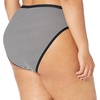 image:imageAmazon Essentials Womens Cotton Stretch HighCut Bikini Panty MultipackBasic Colors