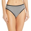 image:imageAmazon Essentials Womens Cotton Stretch HighCut Bikini Panty MultipackBasic ColorsStripe