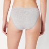 image:imageAmazon Essentials Womens Cotton Stretch HighCut Bikini Panty MultipackMedium Grey Heather