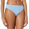 image:imageAmazon Essentials Womens Cotton Stretch HighCut Bikini Panty MultipackMulticolorDitsy FloralDotsFloral
