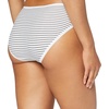 image:imageAmazon Essentials Womens Cotton Stretch HighCut Bikini Panty MultipackMulticolorHeatherStripe