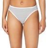 image:imageAmazon Essentials Womens Cotton Stretch HighCut Bikini Panty MultipackMulticolorHeatherStripe