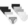image:imageAmazon Essentials Womens Cotton Stretch HighCut Bikini Panty MultipackNeutral