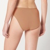 image:imageAmazon Essentials Womens Cotton Stretch HighCut Bikini Panty MultipackWashed Bronze