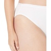 image:imageAmazon Essentials Womens Cotton Stretch HighCut Bikini Panty MultipackWhite