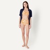 image:imageAmazon Essentials Womens High Waist Swim Bottom Available in Plus SizeRust Orange Abstract Palms