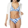 image:imageAmazon Essentials Womens LightSupport Triangle Bikini Swimsuit Top with Adjustable StrapsBlue Tie Dye
