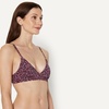 image:imageAmazon Essentials Womens LightSupport Triangle Bikini Swimsuit Top with Adjustable StrapsBrick Red Leopard