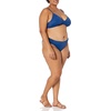 image:imageAmazon Essentials Womens LightSupport Triangle Bikini Swimsuit Top with Adjustable StrapsDeep Blue