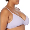 image:imageAmazon Essentials Womens LightSupport Triangle Bikini Swimsuit Top with Adjustable StrapsLavender