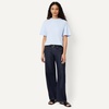 image:imageAmazon Essentials Womens OversizedFit Short Sleeve Crewneck ShirtLight Blue