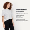 image:imageAmazon Essentials Womens OversizedFit Short Sleeve Crewneck ShirtLight Grey Heather