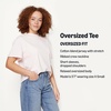 image:imageAmazon Essentials Womens OversizedFit Short Sleeve Crewneck ShirtLight Pink