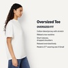 image:imageAmazon Essentials Womens OversizedFit Short Sleeve Crewneck ShirtWhite