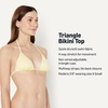 image:imageAmazon Essentials Womens Triangle Bikini TopLight Yellow