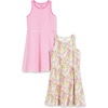Pink Stripe/White Floral