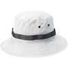 image:imageAmazon Essentials Mens Washed Nylon Outdoor Wide Brim Sun Bucket HatWhite
