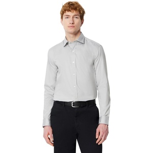 image:imageAmazon Essentials Mens Regular Fit Stretch Wrinkle Free Spread Collar Dress ShirtGrey