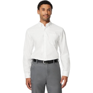 image:imageAmazon Essentials Mens SlimFit LongSleeve Dress Shirt ButtonDown Oxford with PocketWhite