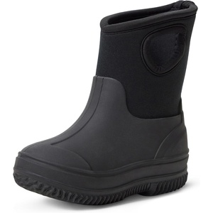 image:imageAmazon Essentials Unisex Kids Insulated Neoprene Rain BootBlack