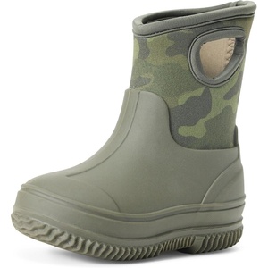 image:imageAmazon Essentials Unisex Kids Insulated Neoprene Rain BootOlive Camo