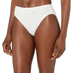 image:imageAmazon Essentials Womens Cotton High Leg Brief Underwear PlusWhite