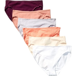image:imageAmazon Essentials Womens Cotton Stretch HighCut Bikini Panty MultipackNeutral Shades