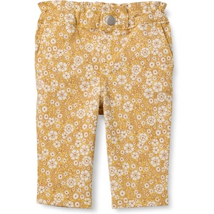 image:imageAmazon Essentials x Sofia Grainge Toddler and Baby Girls Straight Leg Jean with RuffleLight Yellow Delicate Floral