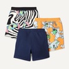 image:imageAmazon Essentials Boys and Toddlers French Terry Knit Shorts Pack of 3Stitch