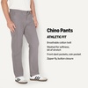 image:imageAmazon Essentials Mens AthleticFit Chino PantsDark Grey