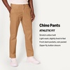 image:imageAmazon Essentials Mens AthleticFit Chino PantsKhaki Brown