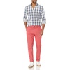 image:imageAmazon Essentials Mens AthleticFit Chino PantsWashed Red