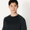 image:imageAmazon Essentials Mens LongSleeve QuickDry UPF 50 Swim TeeBlack