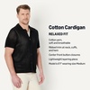 image:imageAmazon Essentials Mens Short Sleeve ButtonDown Resort Knit ShirtBlack