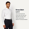 image:imageAmazon Essentials Mens Slim Fit Stretch Wrinkle Free Spread Collar Dress ShirtWhite