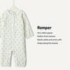 image:imageAmazon Essentials x Sofia Grainge Unisex Babies Cotton Gauze Long Sleeve RomperIvory Lemon