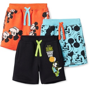 image:imageAmazon Essentials Boys and Toddlers French Terry Knit Shorts Pack of 3Mickey Mouse